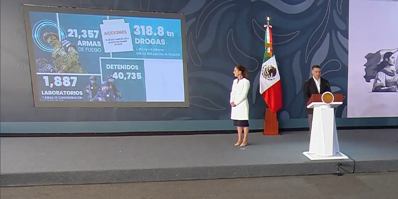 Captura de pantalla de la transmisión del 8 de enero de 2025.