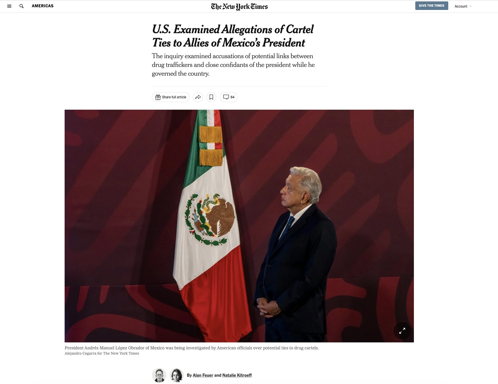 Nuevo Cártel Latinoamericano: AMLO, el jefe