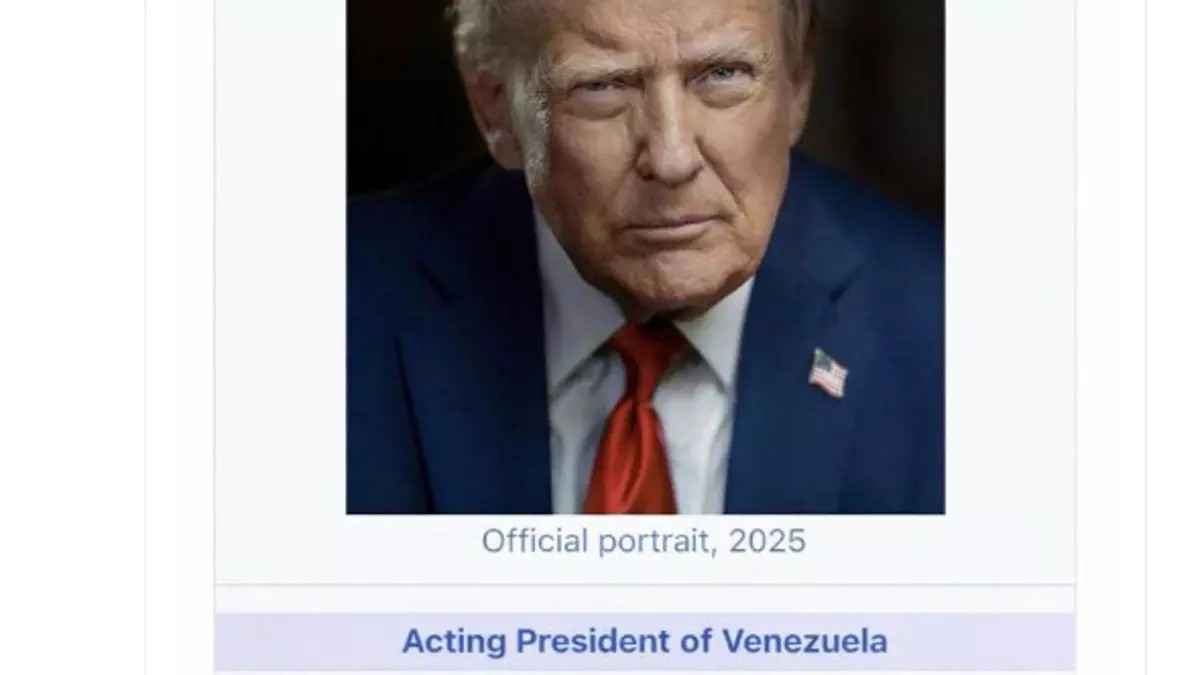 Trump se proclama “presidente en funciones” de Venezuela