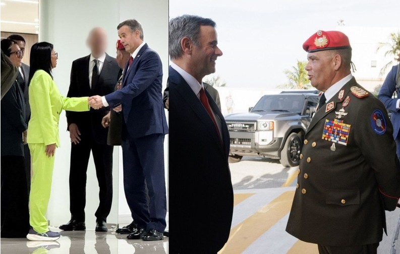 Director de la CIA se reúne con Delcy Rodríguez en Caracas