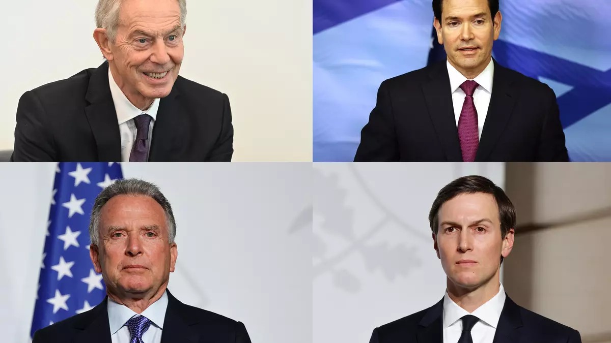 Blair, Rubio y Kushner, nombramientos de Trump para plan de Gaza