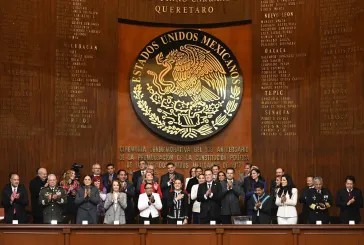 “México no se arrodilla ante nadie“, afirma Sheinbaum en Querétaro