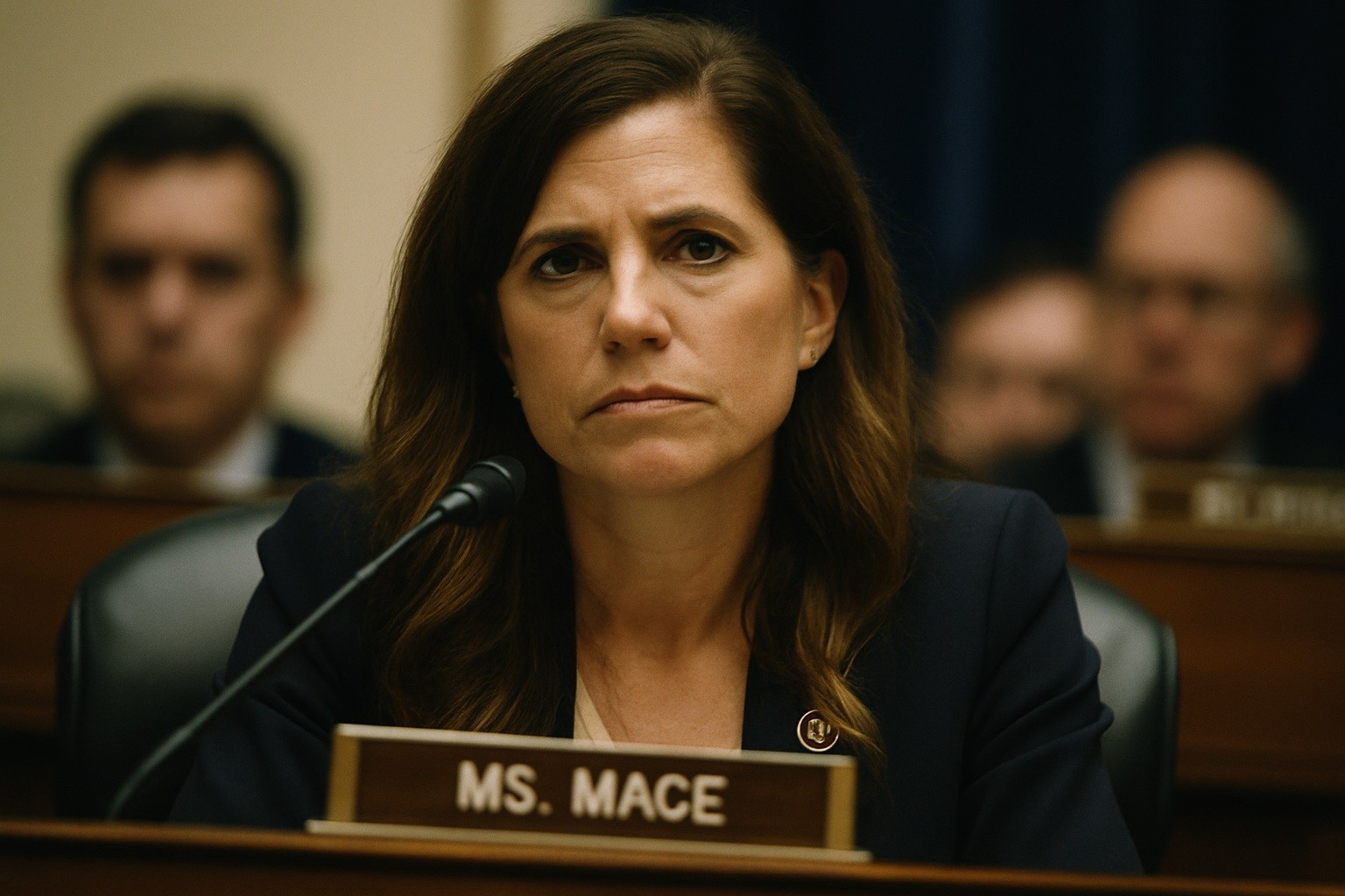 U.S. Representative Nancy Mace during a congressional hearing in Capitol HIll, November 4, 2025. From her communications office. U.S. Representative Nancy Mace during a congressional hearing in Capitol HIll, November 4, 2025. From her communications office.