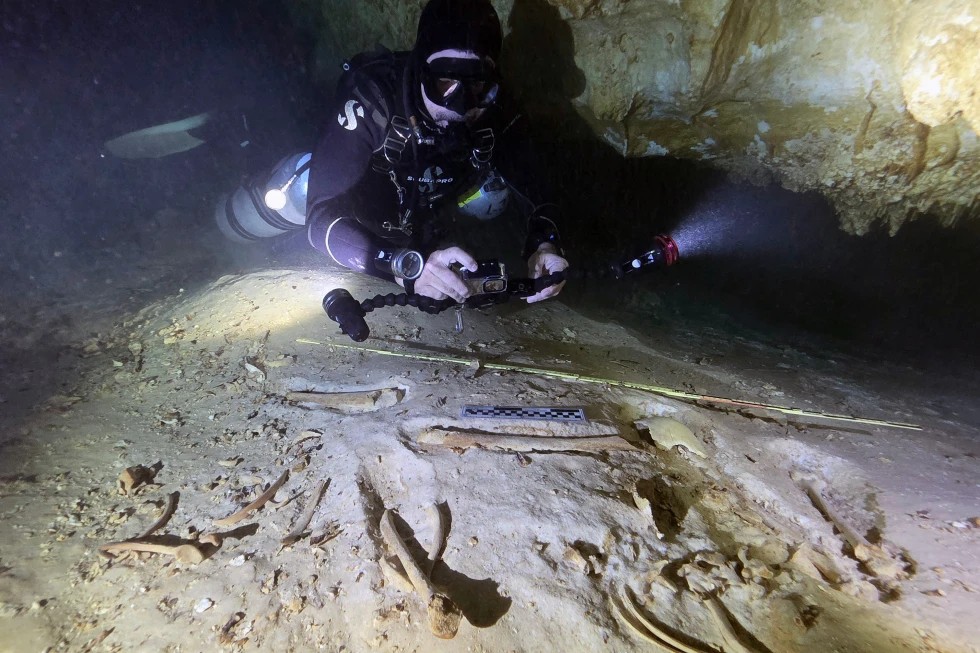 Hallazgo de fósil humano de 8.000 años en cenotes mexicanos