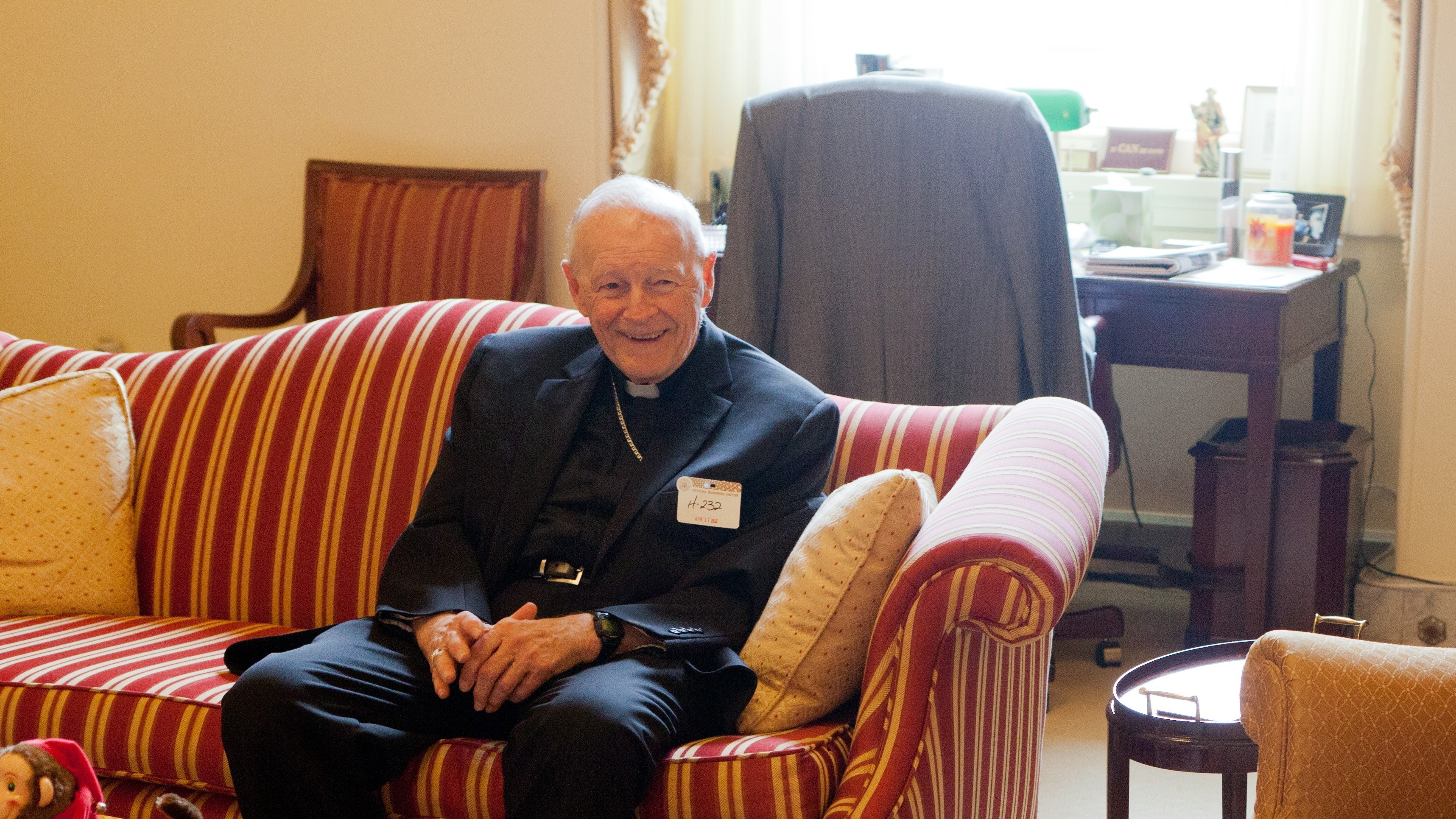 Theodore McCarrick during a visit to John Boehner, then-House Speaker, in Washington, DC. April 17, 2012. Speaker Boehner's social media @ www.flickr.com/photos/57209931@N03/7087911035. 