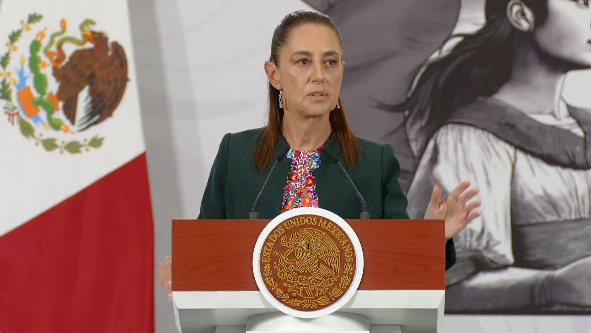Sheinbaum deslinda a Pemex por derrame en Golfo de México