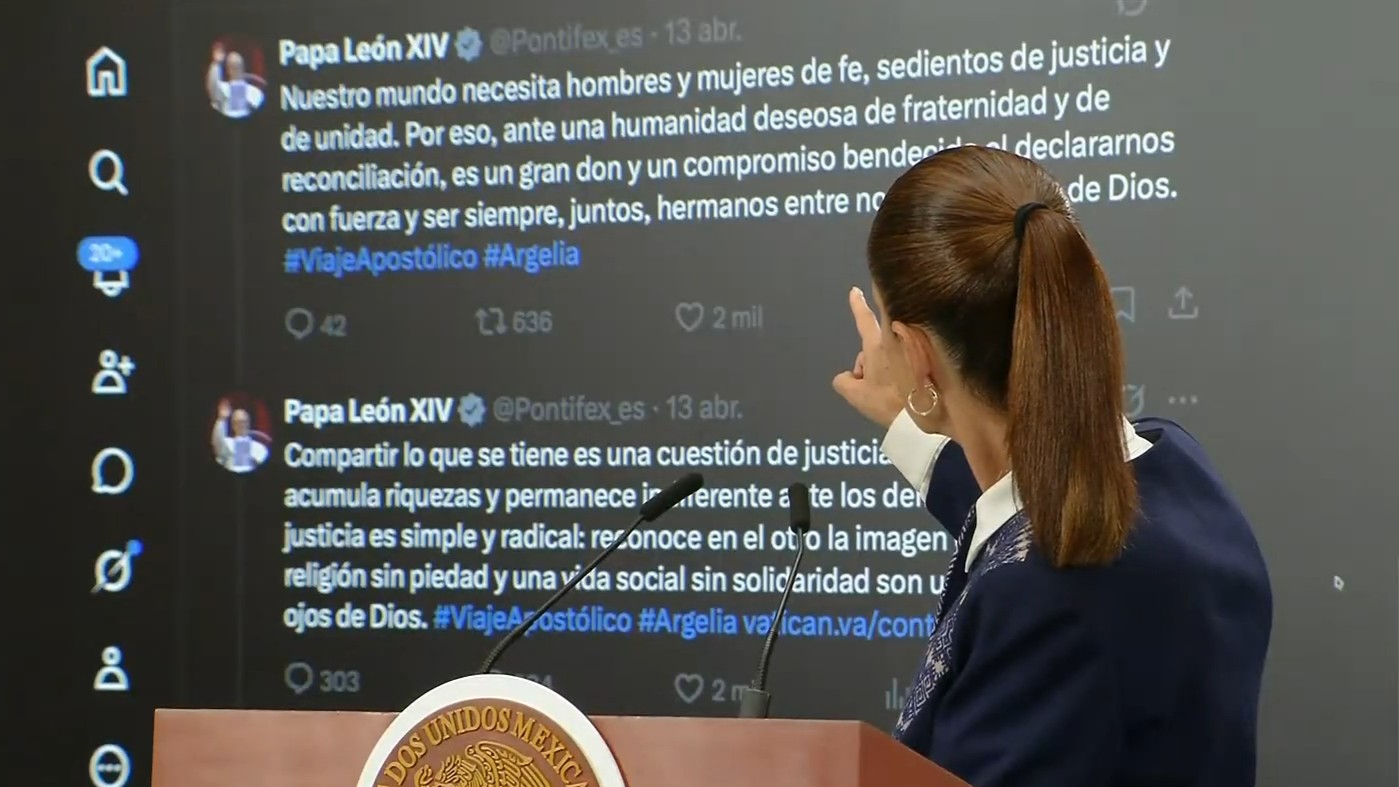 Captura de pantalla de la transmisión del 14 de abril de 2026.