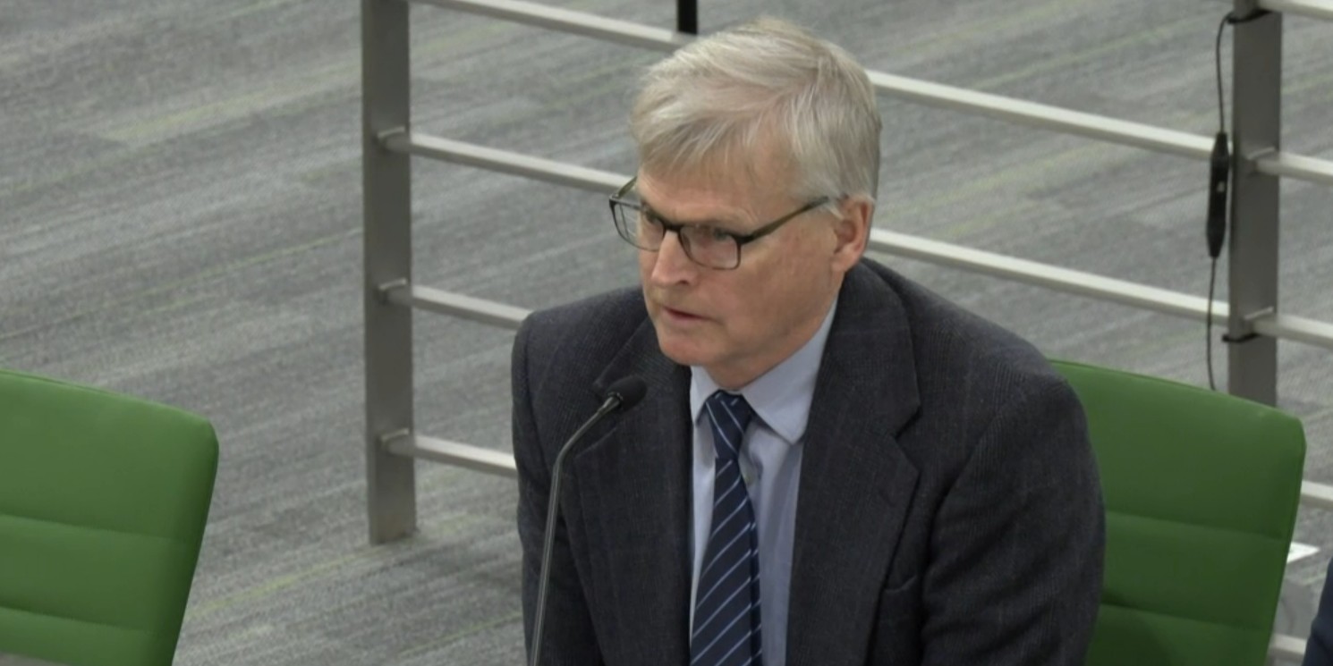 David Bunn, relative of a survivor of clergy sexual abuse, April 21, 2026. David Bunn, relative of a survivor of clergy sexual abuse, April 21, 2026.