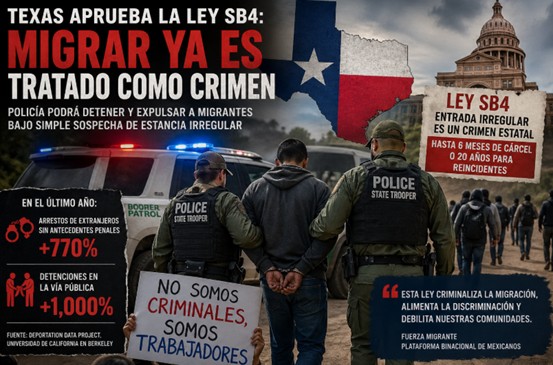 Texas desata la cacería: migrar ya es tratado como un crimen