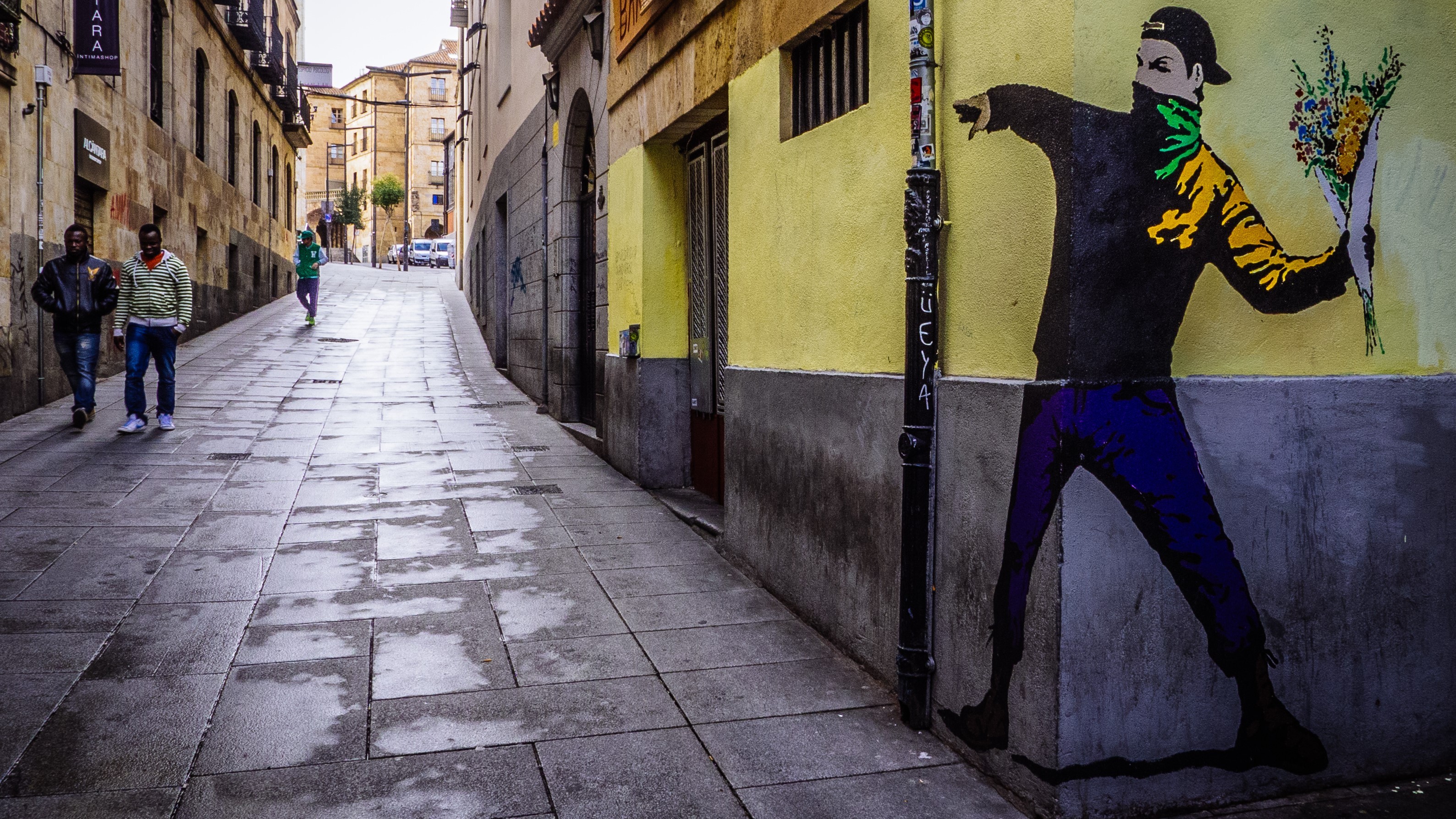 Bansky, una pregunta lanzada en un muro