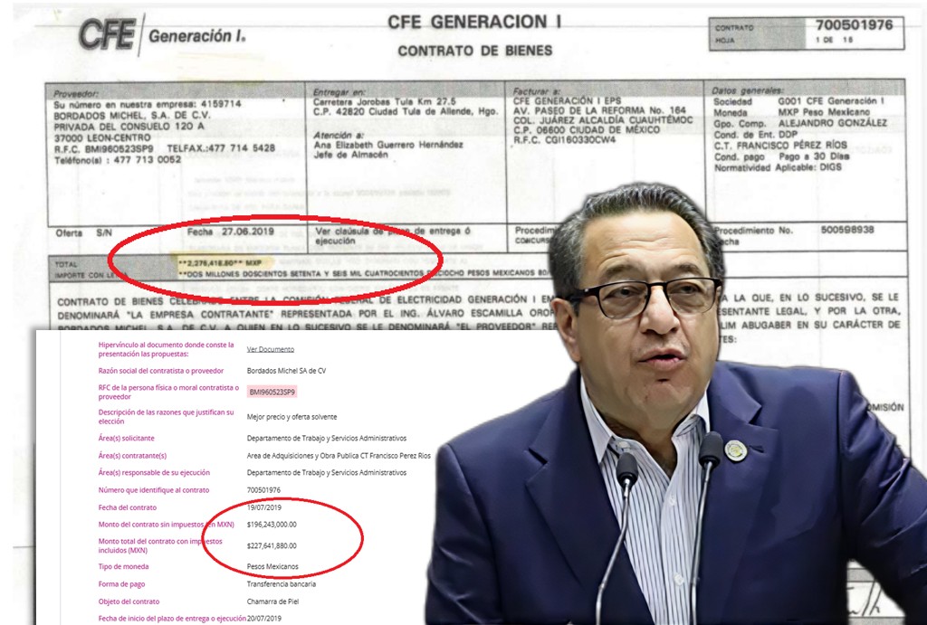 Diputado Salim documenta discrepancia millonaria en contrato de CFE