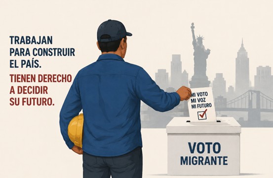 El voto migrante, la voz que incomoda