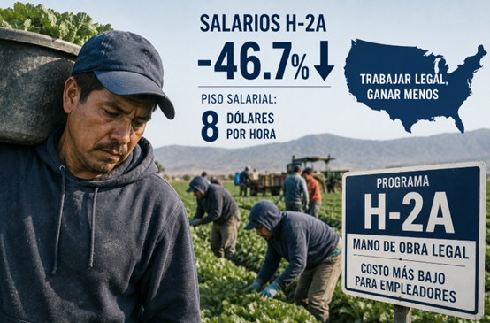 El nuevo campo barato de EEUU: menos salario, más sumisión