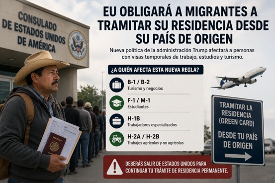 Nuevo golpe a migrantes, Trump complica acceso a residencia permanente