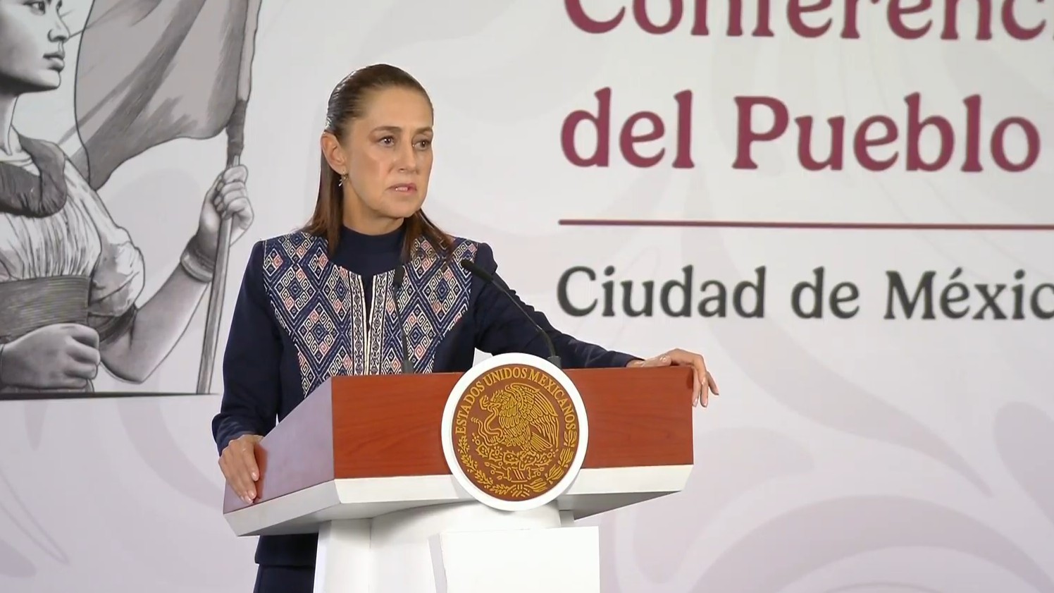 Sheinbaum elude dichos de Trump sobre los cárteles en México