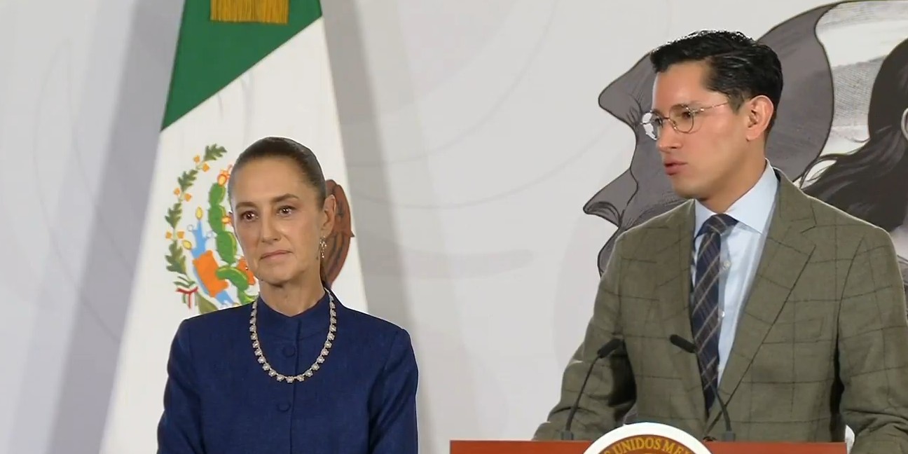Claudia Sheinbaum y Roberto Velasco, titular de la SRE. Actividad del 9 de julio de 2026. Claudia Sheinbaum y Roberto Velasco, titular de la SRE. Actividad del 9 de julio de 2026.