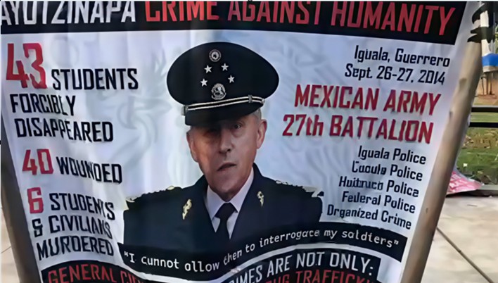 Seguidores de Sheinbaum agreden a padre de Ayotzinapa en Nueva York