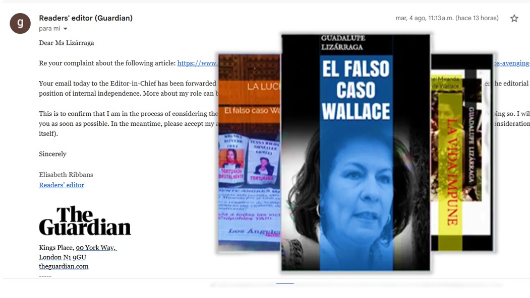 The Guardian revisa reclamo por plagio de investigación de Guadalupe Lizárraga