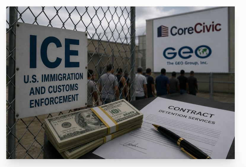La detención de migrantes, un negocio multimillonario