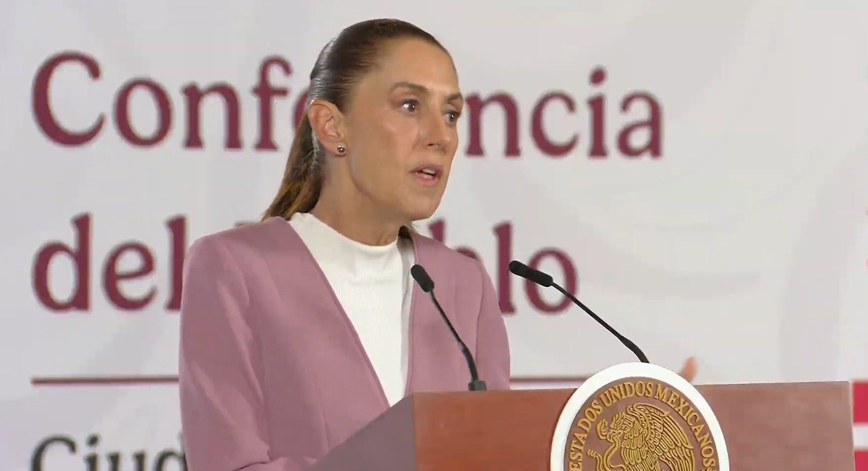 Captura de pantalla de la transmisi'on del 28 ed agosto de 2026.