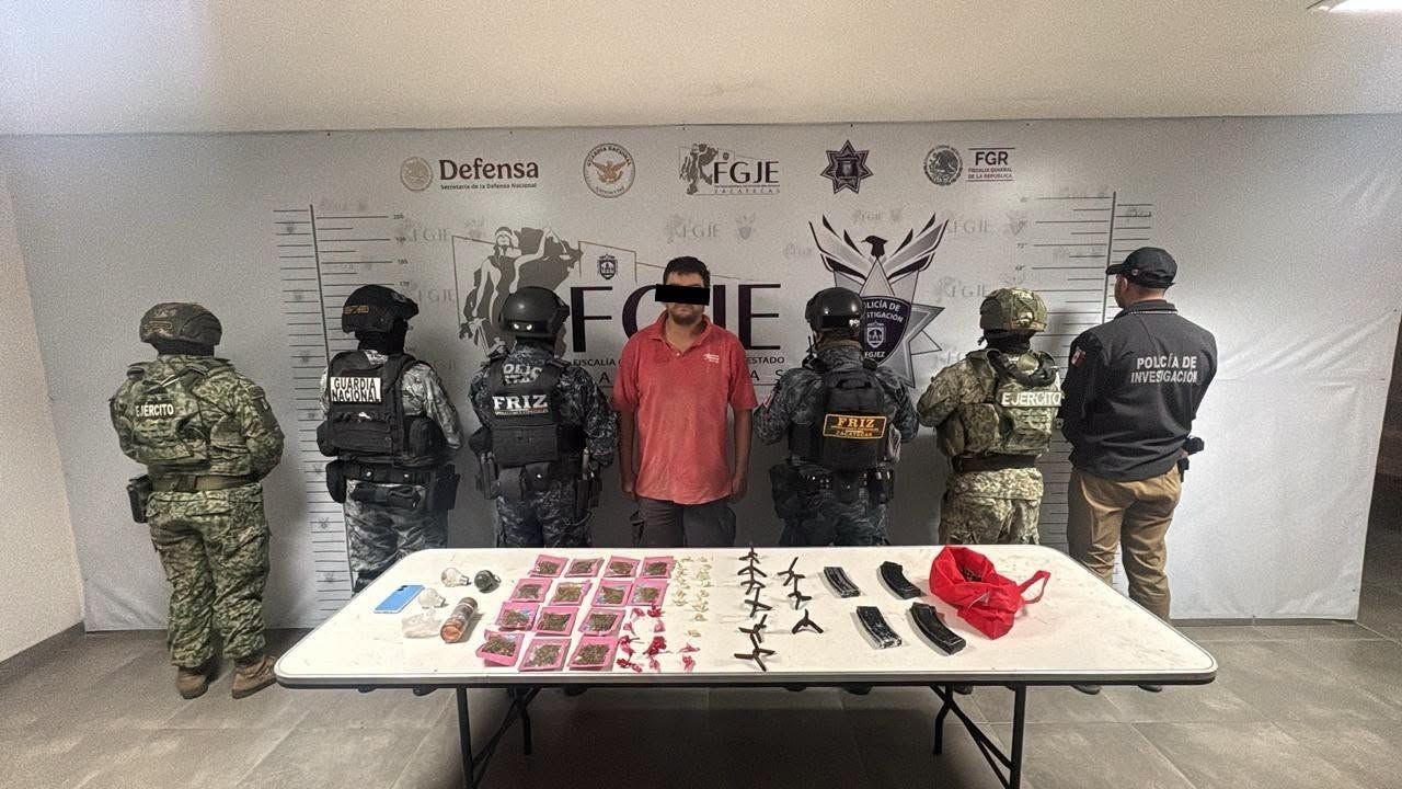 Zacatecas detiene a presunto implicado en coche bomba de Ojocaliente