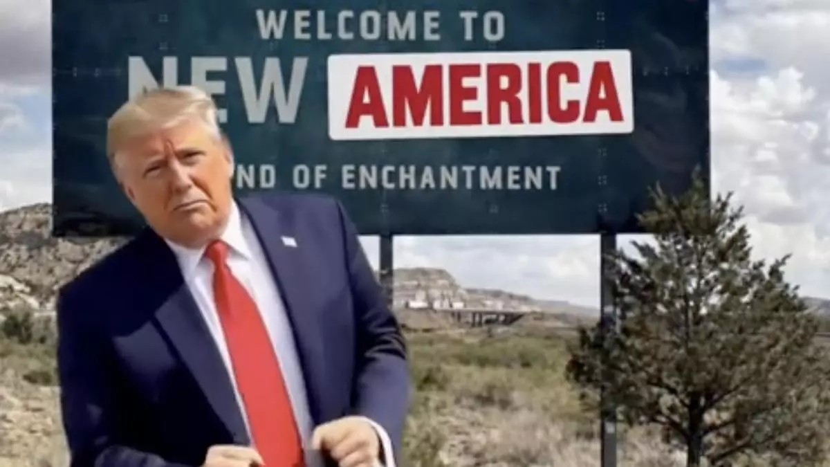Trump amaga con llamar 'Nuevo América' al estado de Nuevo México