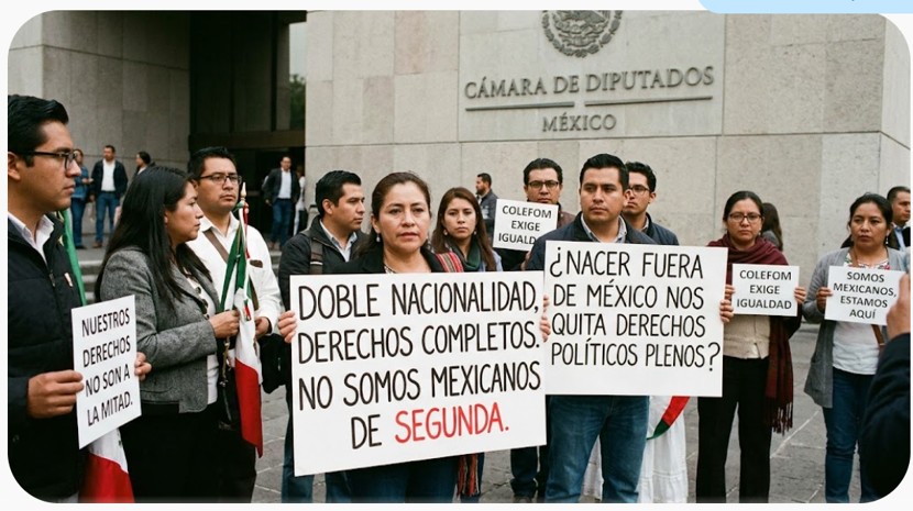 Doble nacionalidad, derechos a la mitad