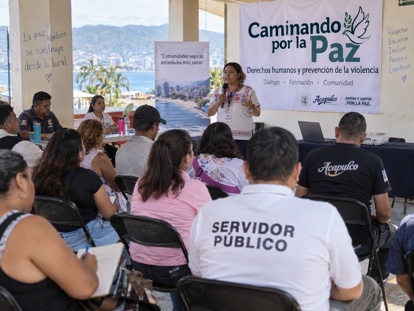 Proyecto Caminando por la Paz inicia jornadas en Acapulco