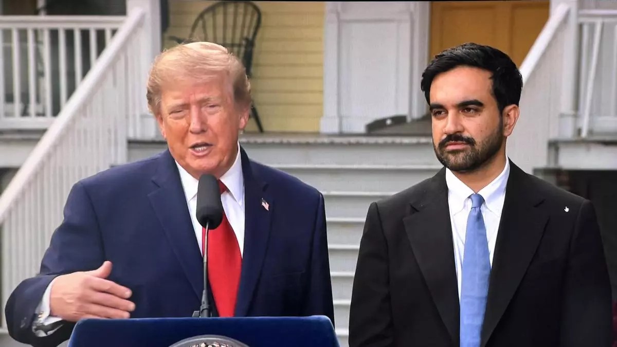 Trump elogia a Mamdani tras reunión en Gracie Mansion en Nueva York