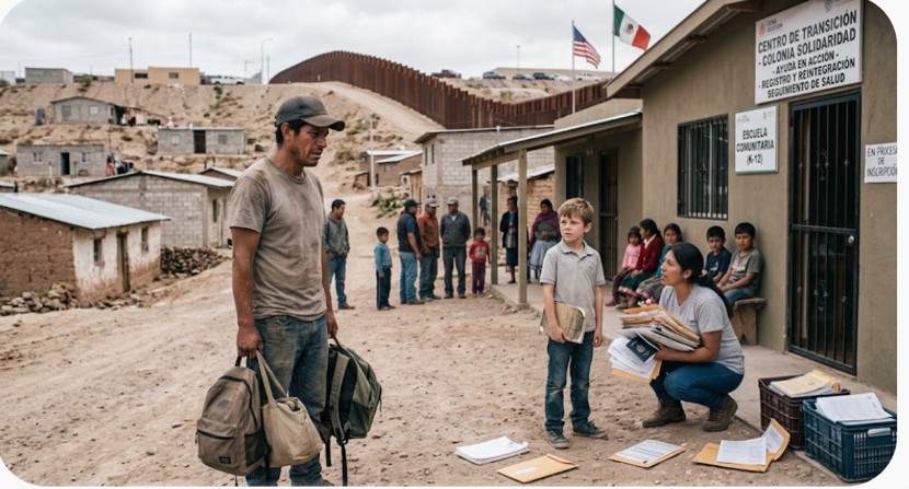 Niños migrantes, atrapados entre dos fronteras