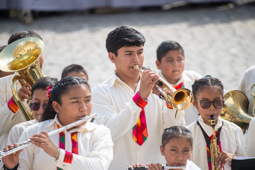 Banda infantil de Tlaxiaco lleva música oaxaqueña hasta el Vaticano