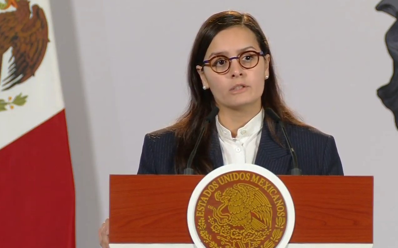Ximena Escobedo Juárez, subsecretaria de Economía. Captura de pantalla de la actividad del 22 de octubre de 2026.